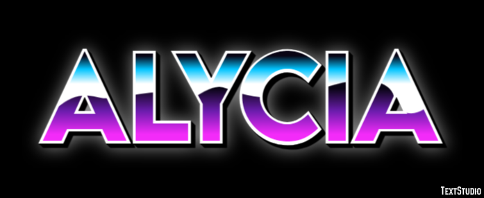 Alycia Text effect