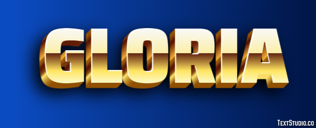 Gloria Text Effect