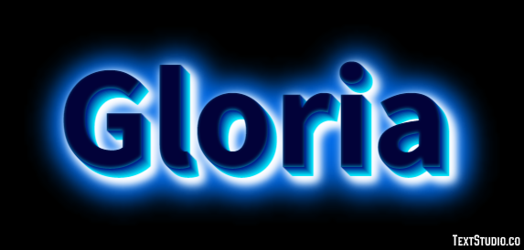 Gloria Texteffekt