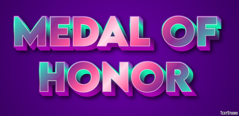 Medal of Honor Texteffekt