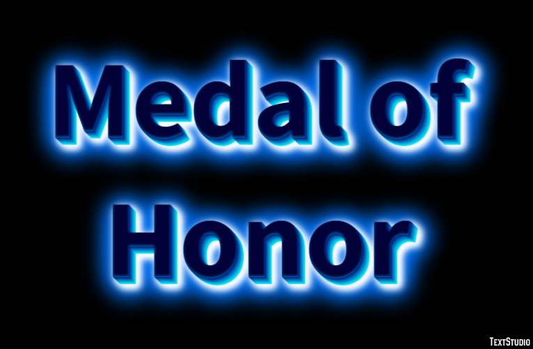 Medal of Honor Effetto testo