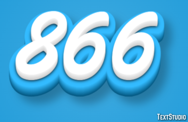 866 Text Effect