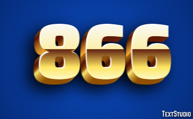866 Text Effect