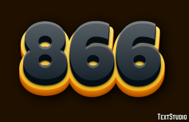 866 Text Effect