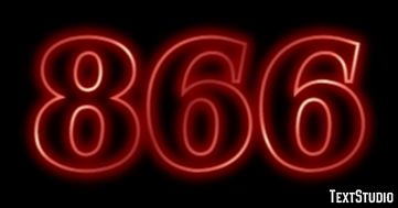 866 Text effect