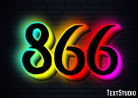 866 Text Effect