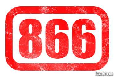 866 Text effect