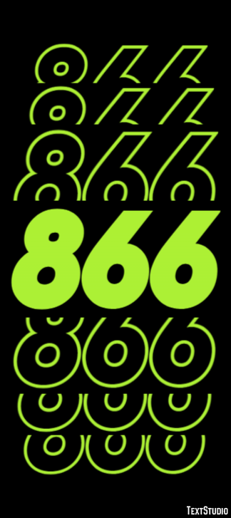 866 Text Effect
