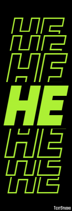 He Text Effect