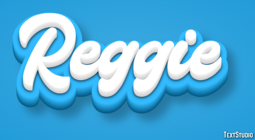 Reggie Text effect