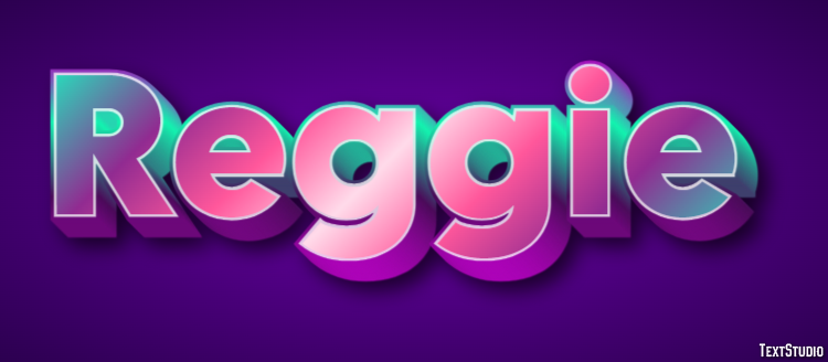 Reggie Text effect