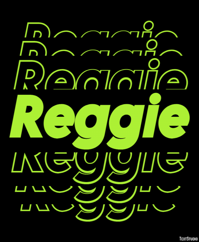 Reggie Text effect