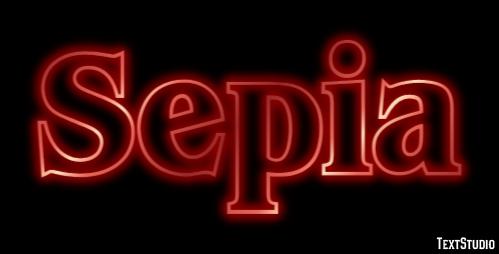 Sepia テキスト効果