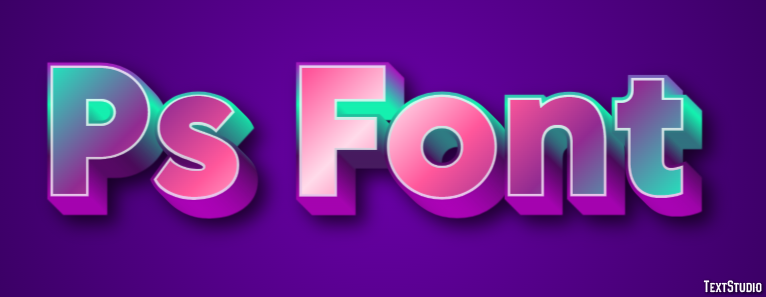 Ps Font Metin Efekti