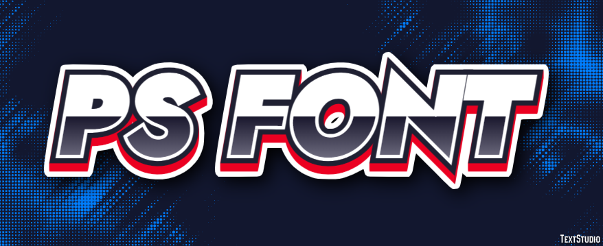 Ps Font Эффект текста