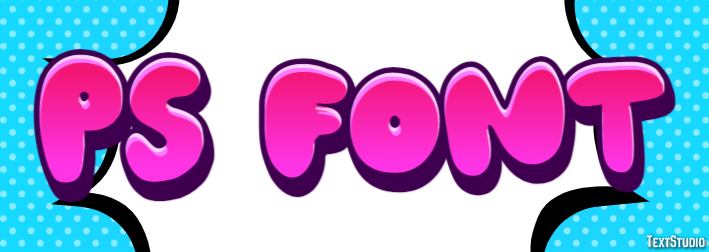 Ps Font Эффект текста