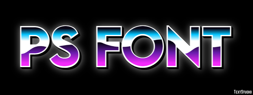 Ps Font Эффект текста