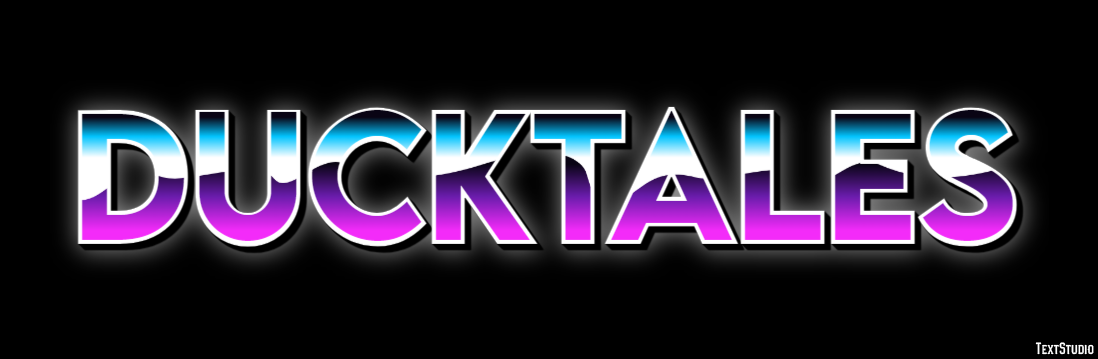 DuckTales Text effect