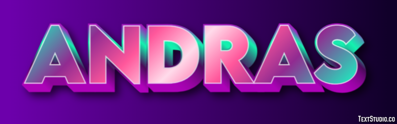 Andras Text effect