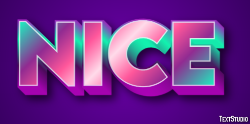 Nice Tekst effect