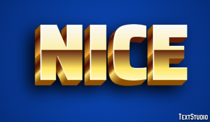 Nice Tekst effect