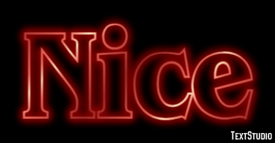 Nice Tekst effect
