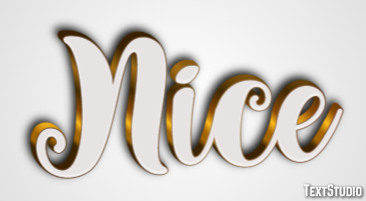 Nice Tekst effect