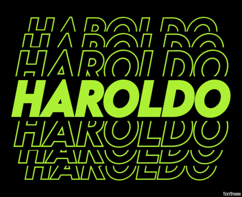Haroldo Efecto de Texto