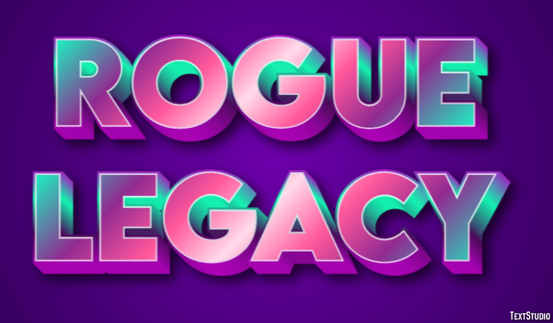 Rogue Legacy Effetto testo