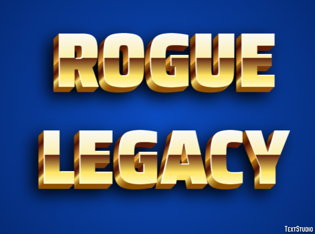 Rogue Legacy Effetto testo