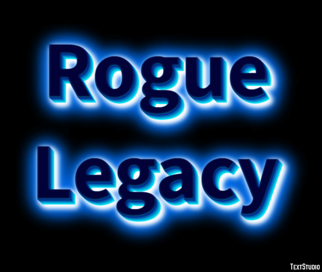 Rogue Legacy Effetto testo