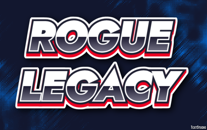 Rogue Legacy Effet de Texte