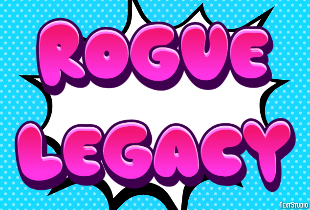 Rogue Legacy Efecto de Texto