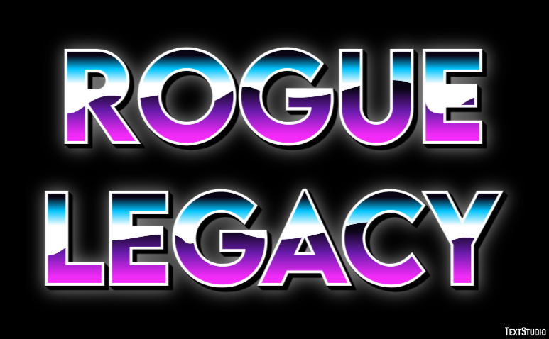 Rogue Legacy Efekt tekstowy