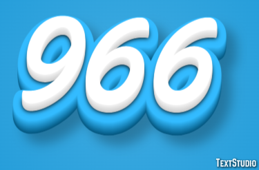 966 Text Effect