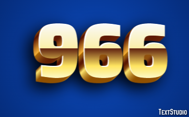 966 Text Effect