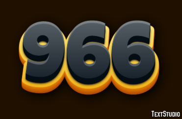 966 Text Effect