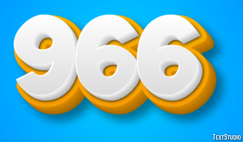 966 Text Effect