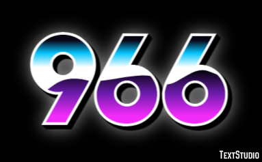 966 Text Effect