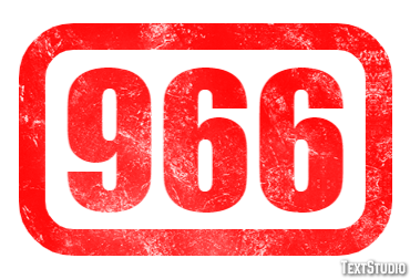 966 Text Effect