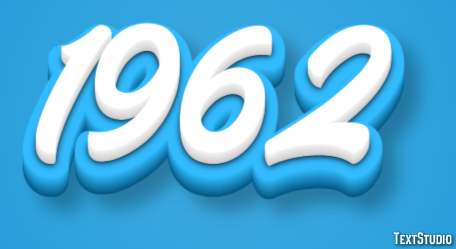 1962 Text Effect