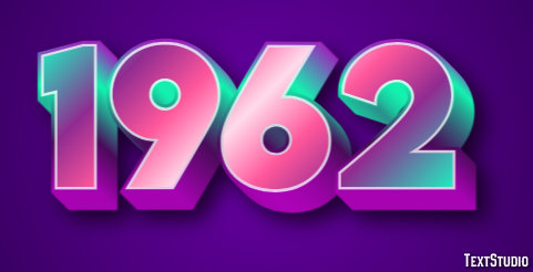 1962 Text Effect