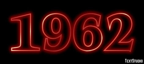 1962 Text Effect