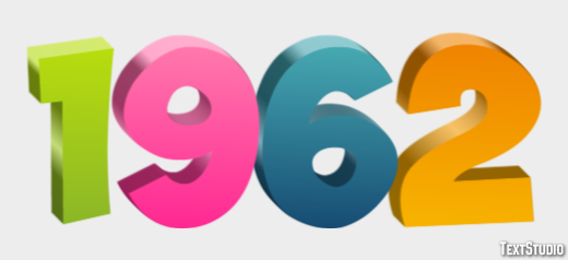 1962 Text Effect