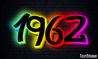 1962 Text Effect