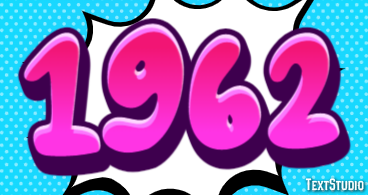1962 Text Effect