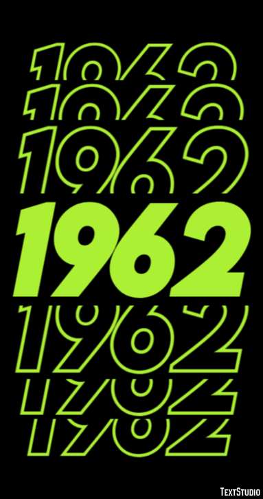 1962 Text Effect