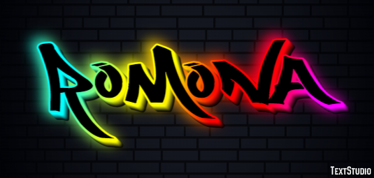 Romona Effetto testo