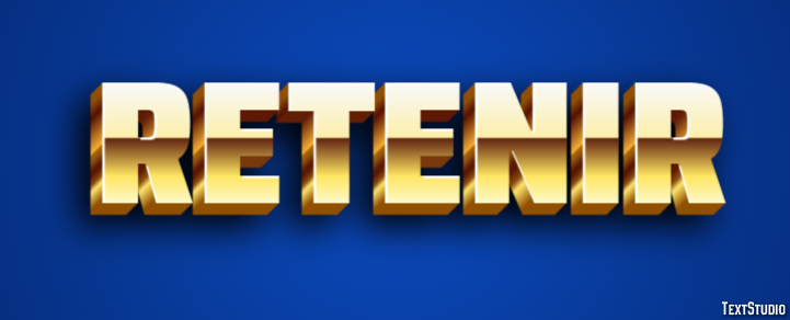 Retenir Efeito de texto