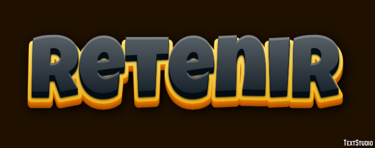 Retenir Efeito de texto